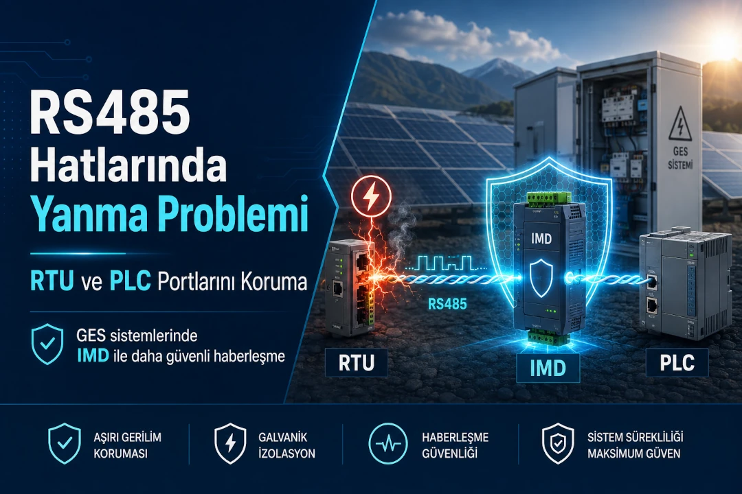 RS485 Haberleşme Hatlarında Yanma Problemi: RTU ve PLC Portlarını Koruma
